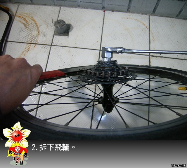 [分享]DAHON SP8後輪花鼓上油(多圖說明)