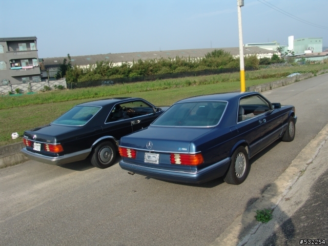 Mercedes Benz 380-560sec on the road!