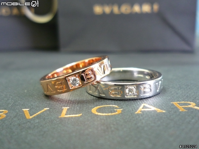BVLGARI年度白金、玫瑰金限量對戒