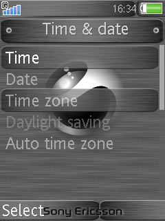 [240x320 三鍵 二鍵] Sony Ericsson Brushed