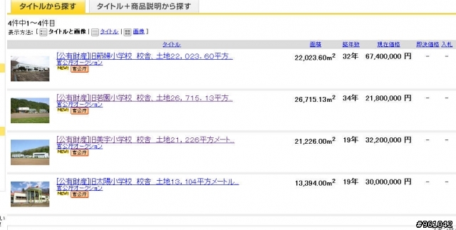 北海道小學拍賣一間賣台幣7百萬