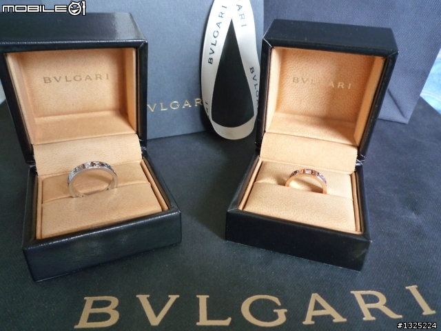 BVLGARI年度白金、玫瑰金限量對戒