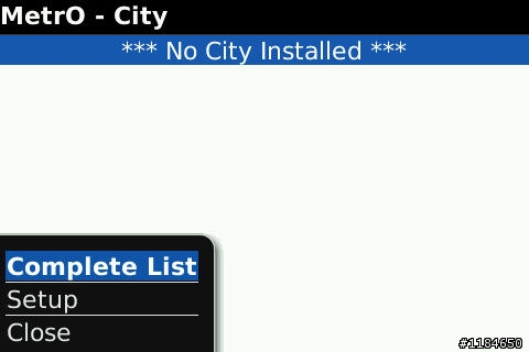 Metro for BlackBerry 捷運資訊