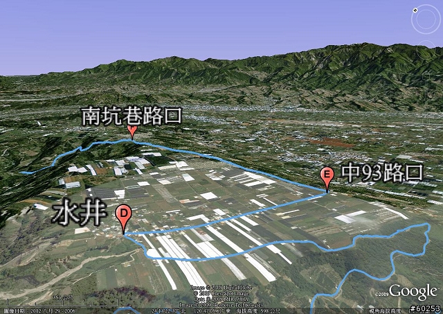 台中縣 豐原市→萬里長城→新社水井→南坑巷→豐原市