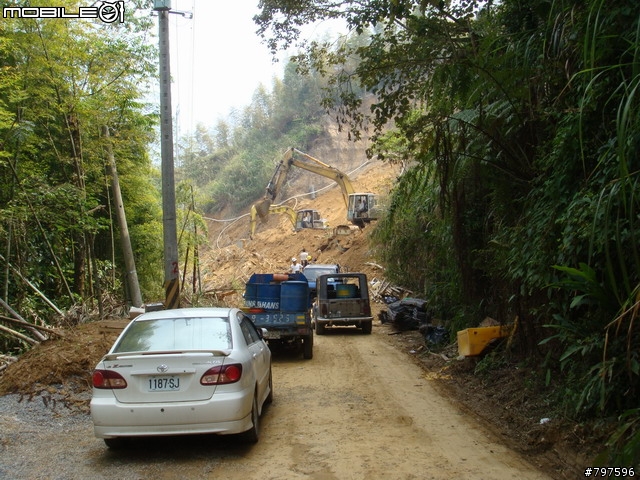 [車友請注意]集集大山轉播站下邊岥施工中