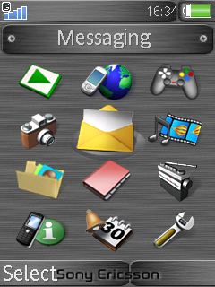 [240x320 三鍵 二鍵] Sony Ericsson Brushed