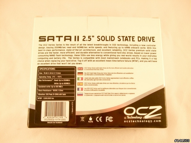 [開箱]MLC SSD的逆襲 – OCZ Vertex 120G