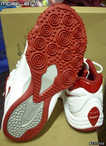 開箱文: Jason kidd 墨鏡鞋復刻 Zoom Air 版(紅白配)