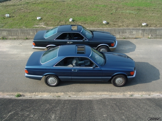 Mercedes Benz 380-560sec on the road!