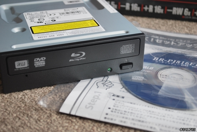 [開箱分享]BUFFALO 日版8X藍光燒錄機 BR-PI816FBS-BK