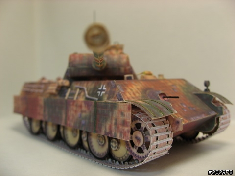 3D紙模-1:50 Panther G/豹式坦克