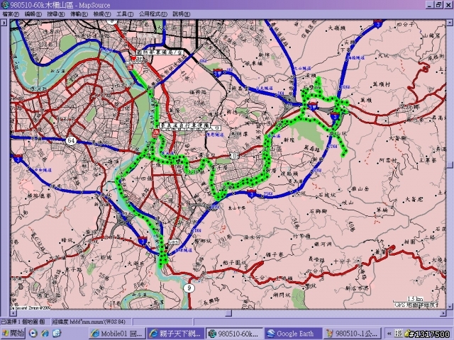 公館-景美-動物園-木柵-山區-碧潭-公館 60k母親節之旅