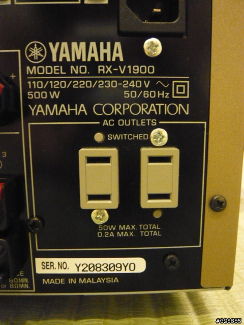 非專業人士 之 YAMAHA RX-V1900 AV 擴大機開箱文！！