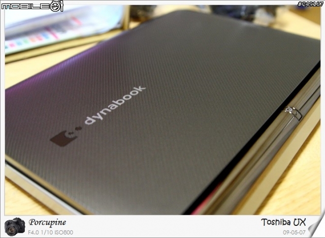 【開箱】Toshiba Dynabook UX (NB200)