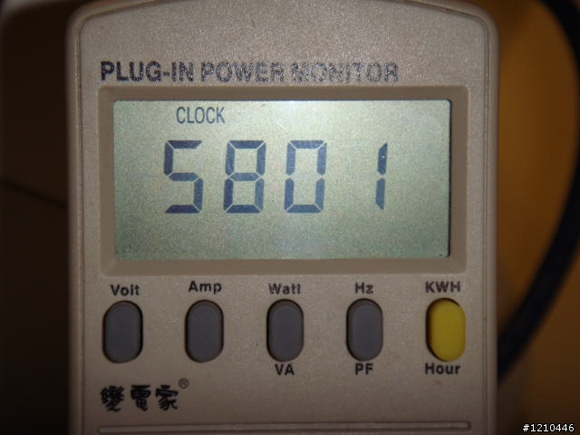 日立22ST 58小時耗電紀錄