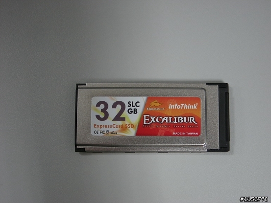 [分享]InfoThink Excalibur ExpressCard SSD開箱測試