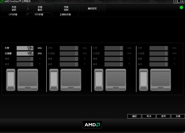 更新了ATI 顯示卡驅動後，AMD OVER DRIVE 出了問題。