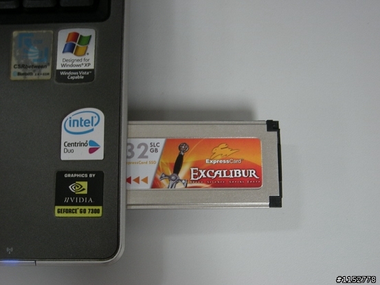 [分享]InfoThink Excalibur ExpressCard SSD開箱測試
