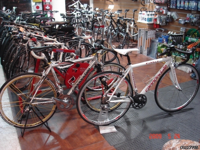世代交替 頂著先的CINELLI --LITTLE WING 光榮退役 ---太座的CANNONDALE  09年CAAD9
