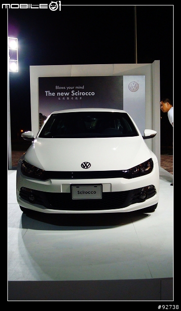在世運主場館展示的 Volkswagen Scirocco 只有拍幾張 大家看看就好哩