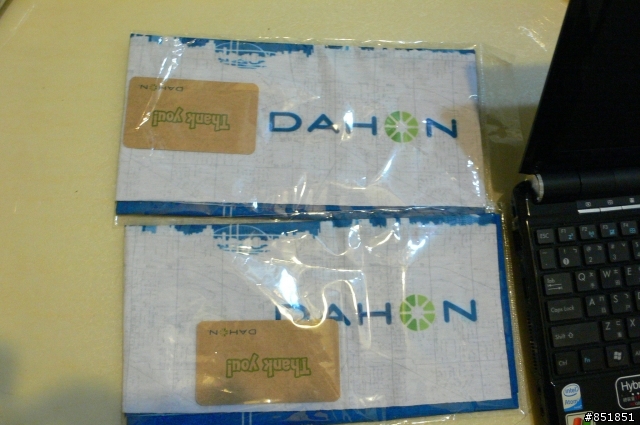 (換好啦...) Dahon豎管今天去換啦~也拿到小禮物了