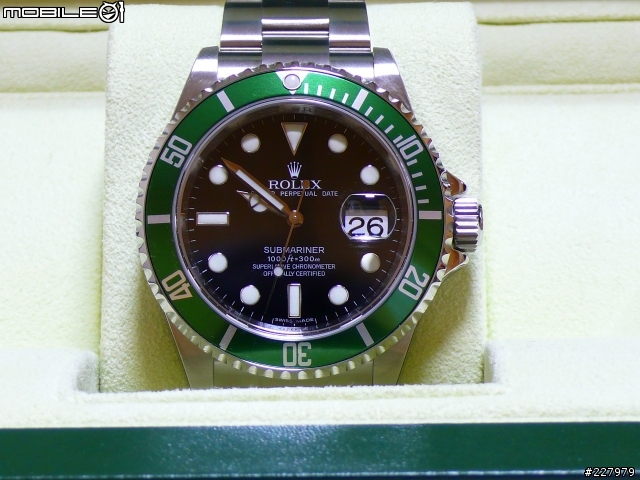[開箱]低調的華麗 心痛的感覺 30歲的紀念 ROLEX 16610LV V字頭 綠水鬼