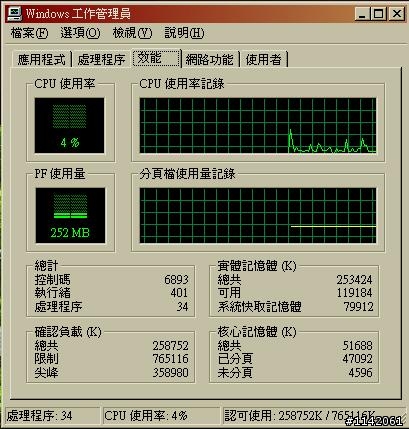 關於"工作管理員"裡的東西~