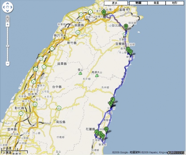 Fuji公路車異鄉尋親記-5/1~5/3之宜蘭花蓮三天二夜
