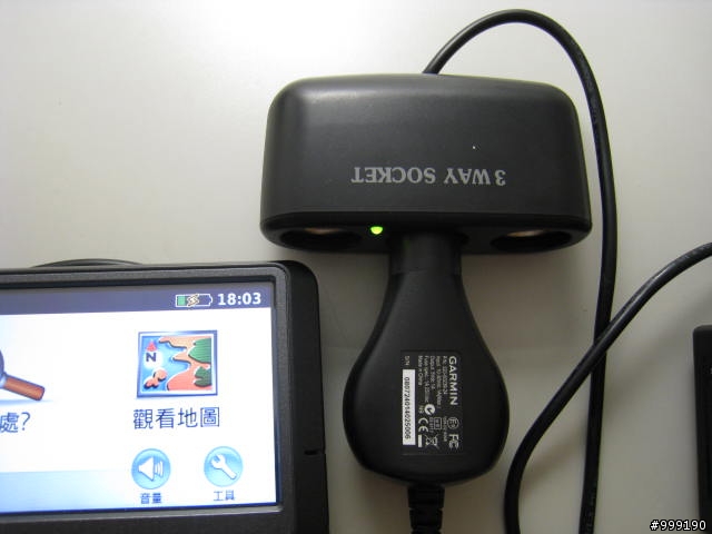 Garmin 255W 原廠點煙器電源線外接室內DC 12V變壓器 DIY