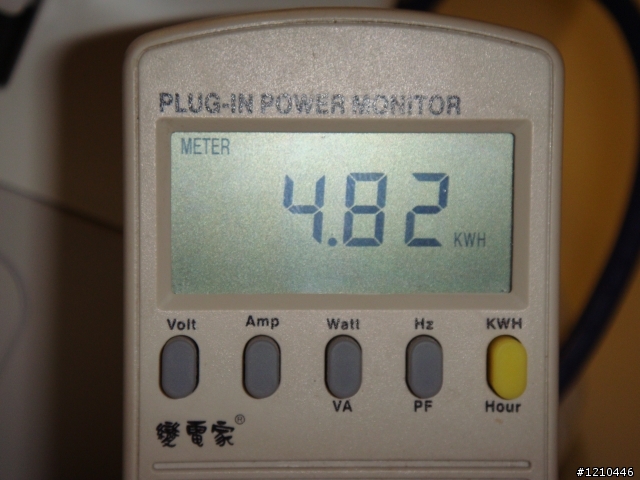 日立22ST 58小時耗電紀錄