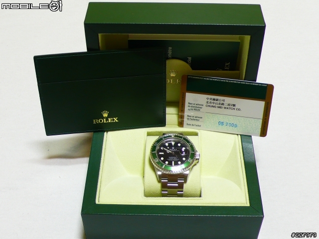 [開箱]低調的華麗 心痛的感覺 30歲的紀念 ROLEX 16610LV V字頭 綠水鬼