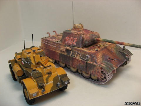 3D紙模-1:50 Panther G/豹式坦克