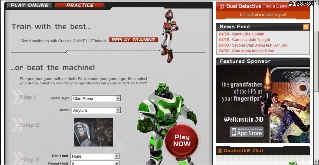 Quake Live 開箱文~ 影片update..Blue Live Fragging