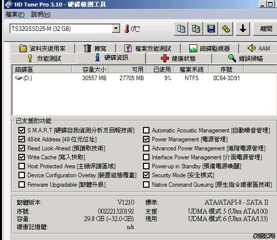 [求救] IBM T42 + 創見 32GB MLC IDE SSD = 無法辦識