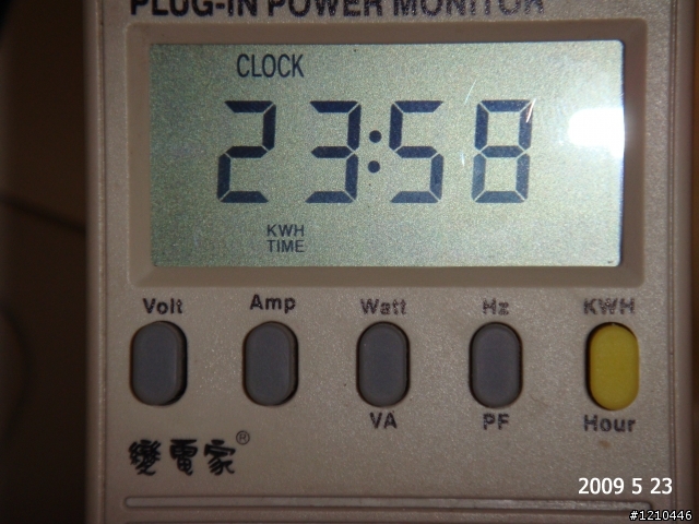 日立22ST 58小時耗電紀錄
