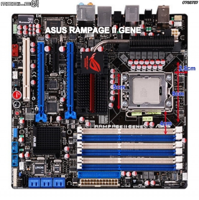 [問題]求救Asus Rampage II Gene尬上PC-V351時，有沒有合適的cpu散熱器？謝謝！！