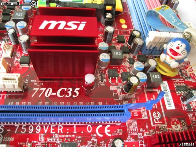 易超頻的msi 770-C35 , 平價進入DDRIII的世界 !!
