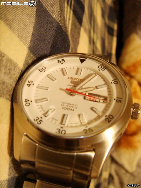 SEIKO 精工5號平價機械錶 SNZG03J1