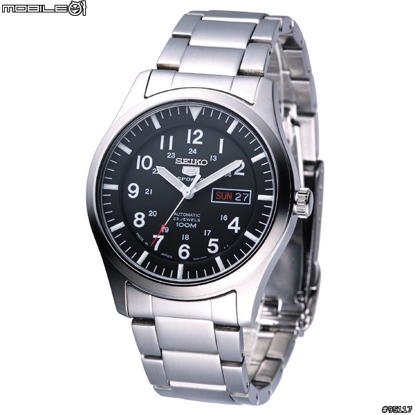 SEIKO 精工5號平價機械錶 SNZG03J1