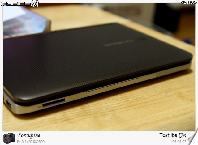 【開箱】Toshiba Dynabook UX (NB200)
