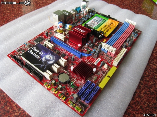 易超頻的msi 770-C35 , 平價進入DDRIII的世界 !!