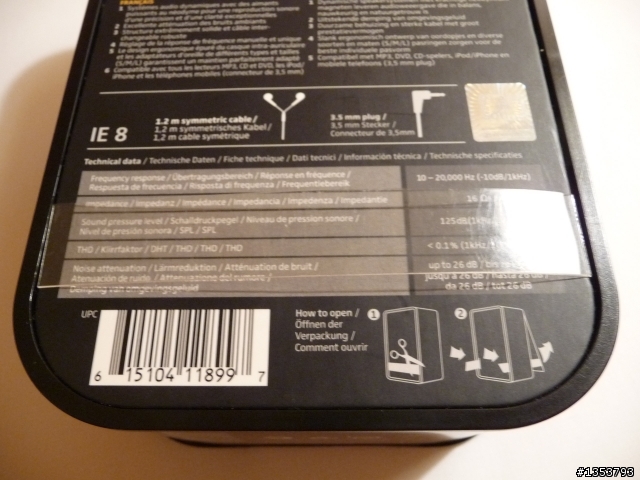 [真的不專業開箱文]Sennheiser IE8 (IE8 IE40 SCL5三選一)