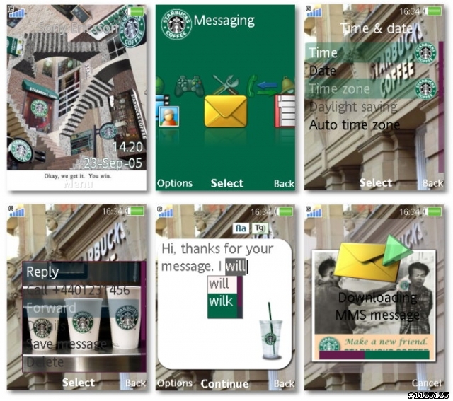 [240x320]星巴克 starbucks  健達巧克力