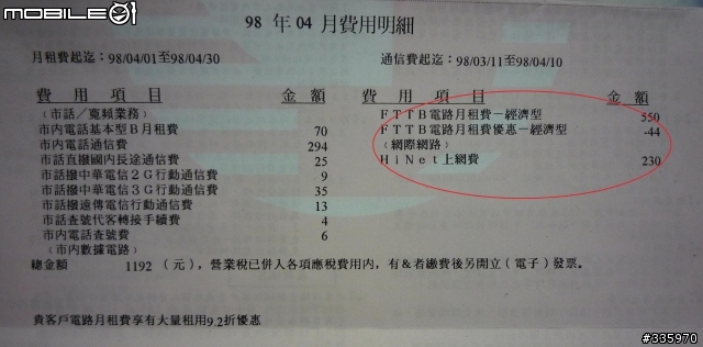 中華電信10M光纖降價了?