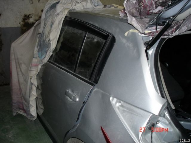 Tiida 新車1000km被撞 修復後的安全性問題請教 5/31更新