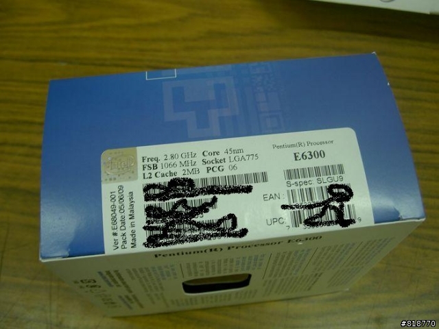 新 E6300 2.8G 1066 L2 2M