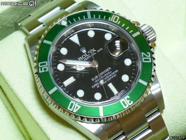 [開箱]低調的華麗 心痛的感覺 30歲的紀念 ROLEX 16610LV V字頭 綠水鬼