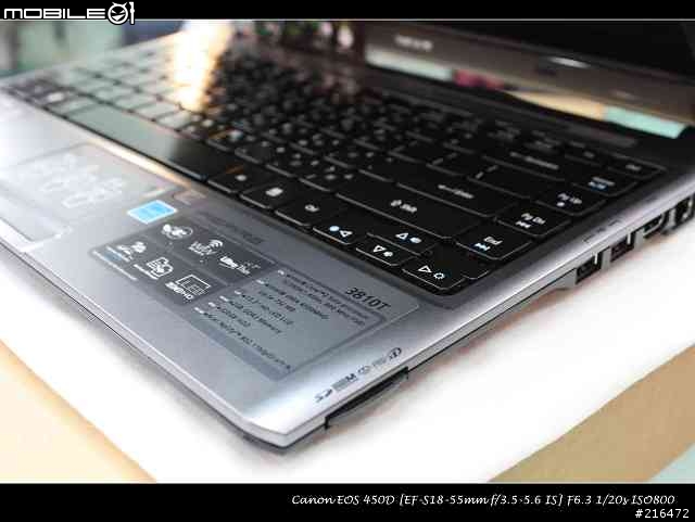 Acer Aspire Timeline 3810T火熱開箱文...