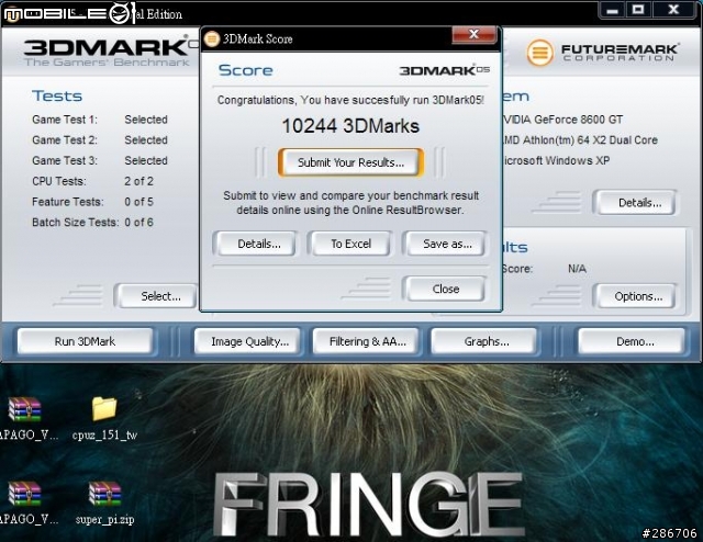 MSI-7260 之 AMD Athlon 64 X2 4400+ 小超2553MHz