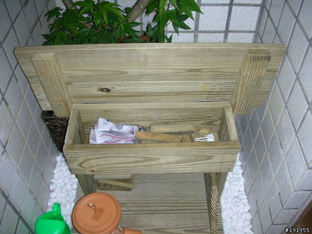 [DIY分享]陽台南方松地板低哀歪-母親房陽台
